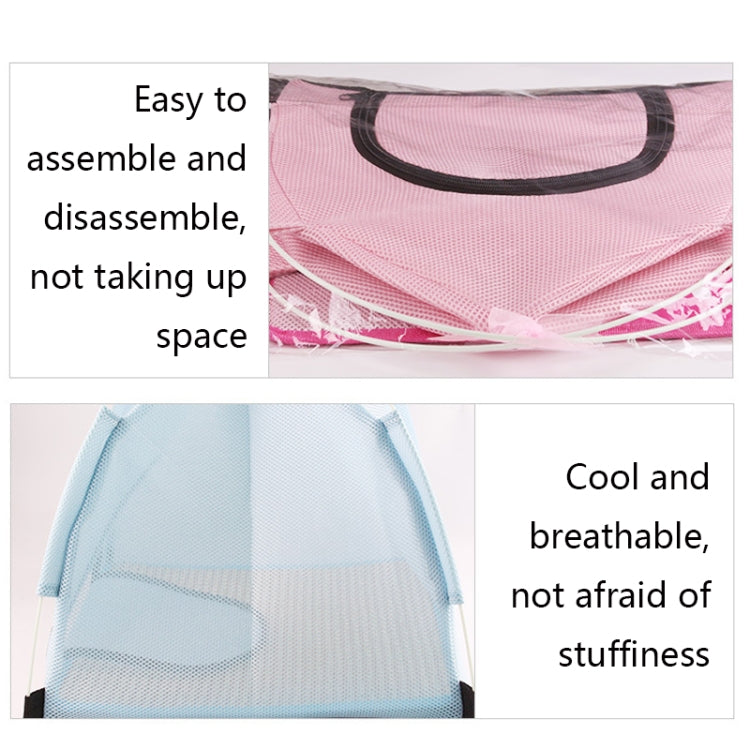 BG-W4003H Indoor Removable And Washable Dog Breathable Tent Outdoor Folding Pet House Mat, Specification: S(Yellow)