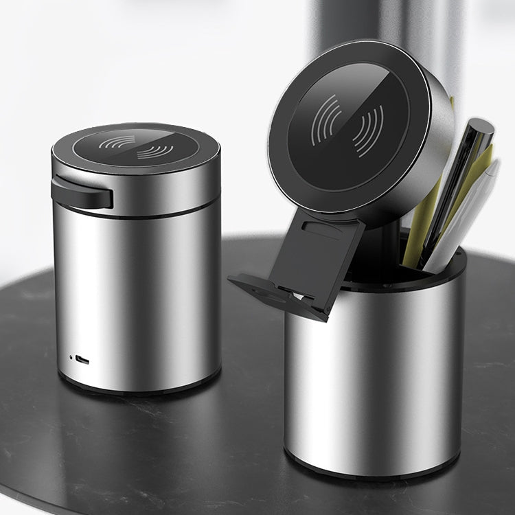 CCH1 18W Max Mobile Phone Wireless Charger Metal Pen Holder Foldable Portable Mobile Phone Tablet Holder