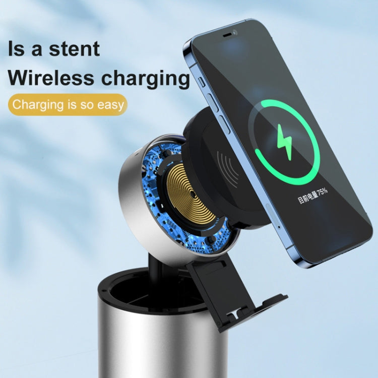 CCH1 18W Max Mobile Phone Wireless Charger Metal Pen Holder Foldable Portable Mobile Phone Tablet Holder