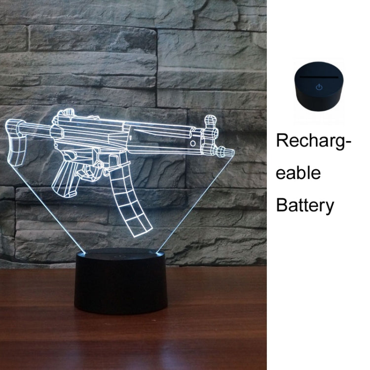 FS-4547 3D Night Light LED Acrylic Visual Light, Rechargeable Version