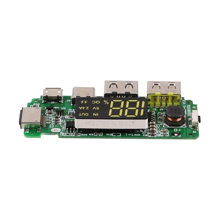 5V 2.4A Charging Port Boost Module Dual USB Output Digital Display Charging Module