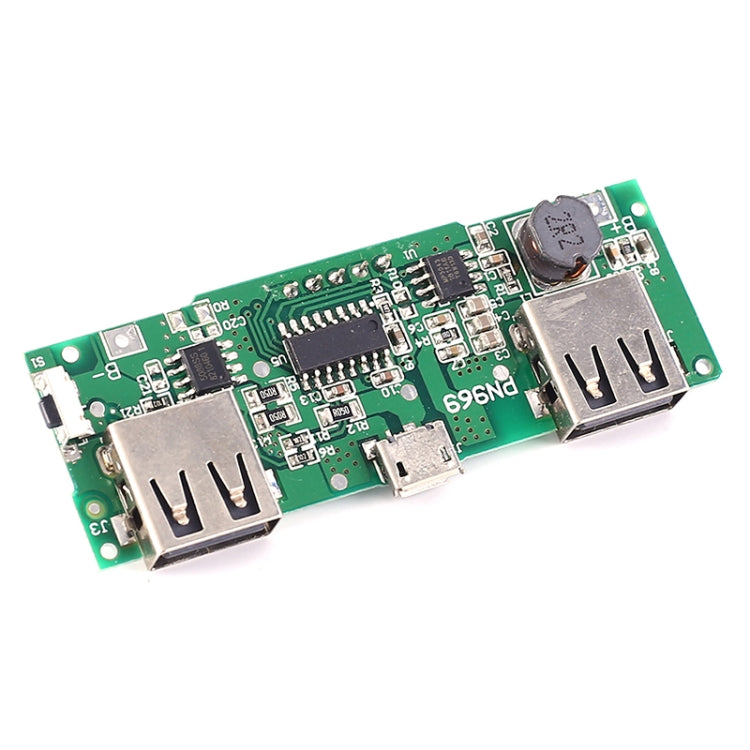 5V 2A Charging Port Boost Module Dual USB Output Digital Display Charging Module