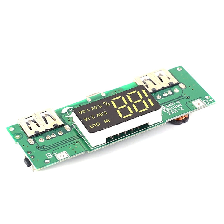 5V 2A Charging Port Boost Module Dual USB Output Digital Display Charging Module