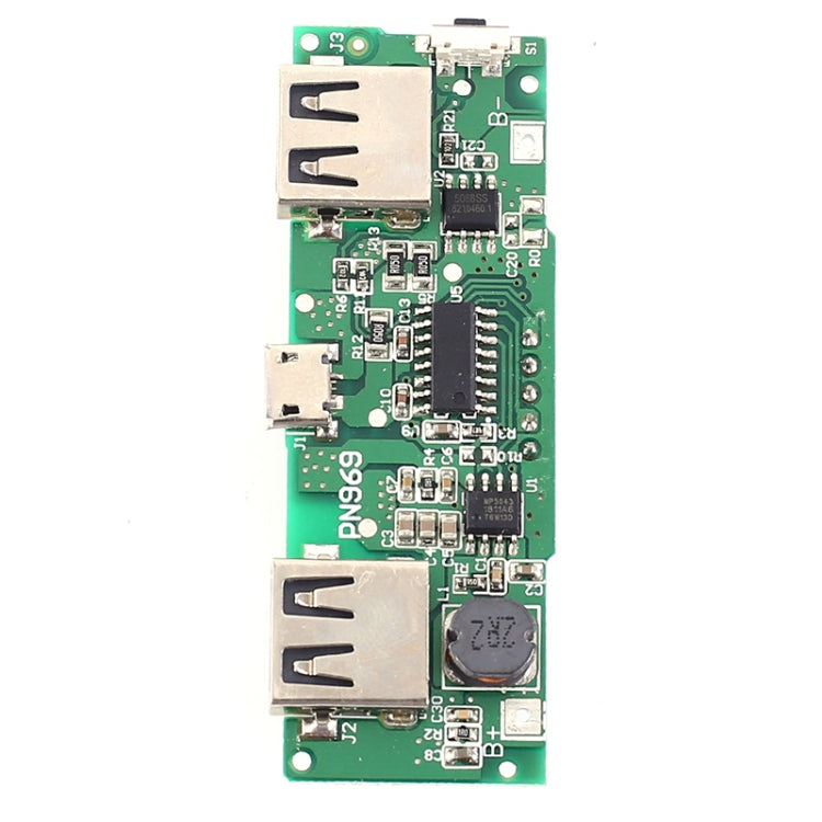 5V 2A Charging Port Boost Module Dual USB Output Digital Display Charging Module