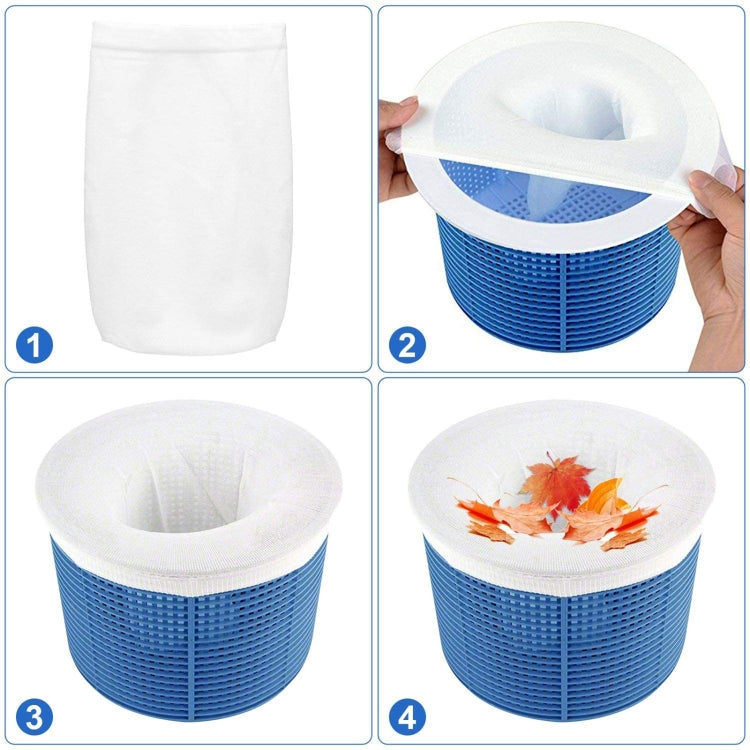 30 PCS Nylon Mesh Pool Skimmer Socks Swimming Pool Garbage Filter Socks