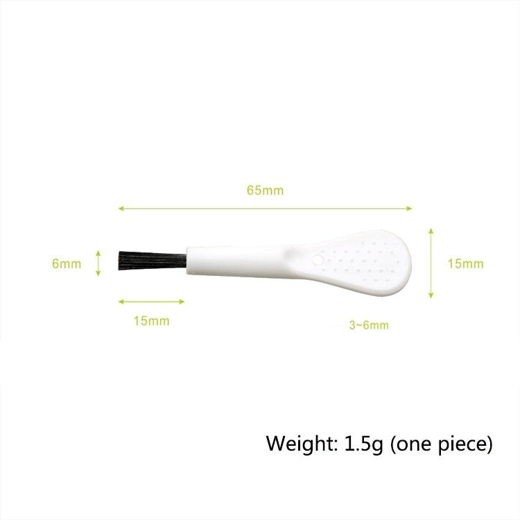 100 PCS ZX-008 Plastic Mini Brush Mobile Phone Screen Mosquito Killer Lamp Humidifier Keyboard Cleaning Brush