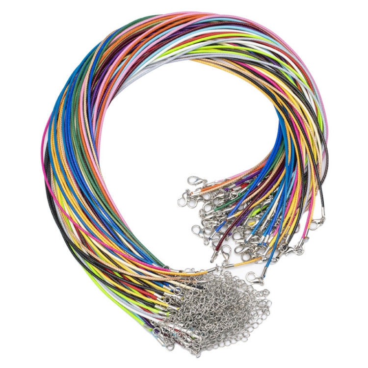 100 PCS Crystal Pendant Necklace Rope Jewelry Lanyard