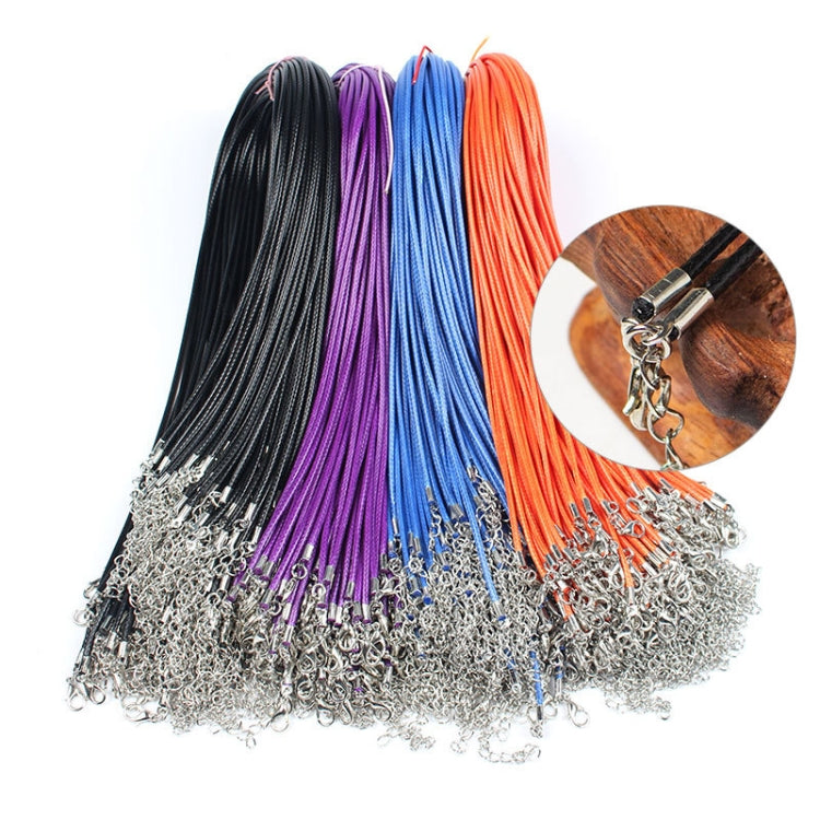 100 PCS Crystal Pendant Necklace Rope Jewelry Lanyard