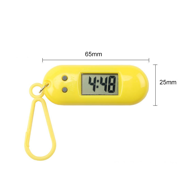 20 PCS Y01 Student Exam Electronic Watch Backpack Hanging Watch with Keychain, Random Color Delivery, Style: Round Sleek