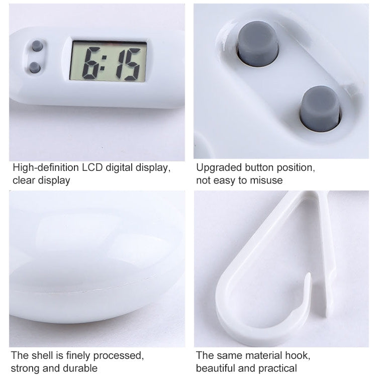 20 PCS Y01 Student Exam Electronic Watch Backpack Hanging Watch with Keychain, Random Color Delivery, Style: Round Sleek