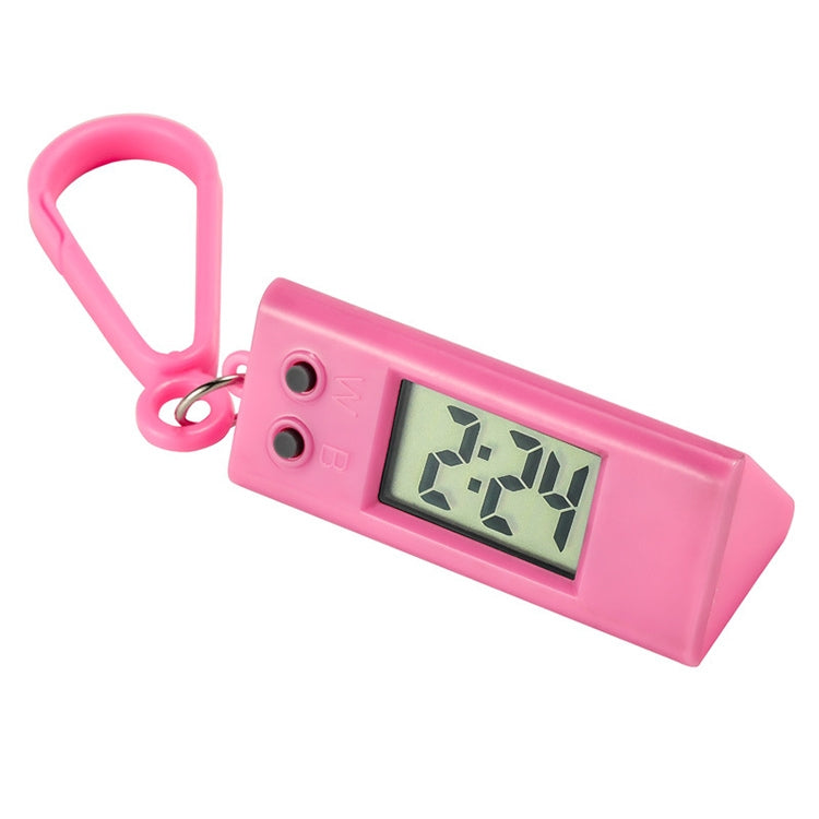 Y01 Student Exam Electronic Watch Backpack Hanging Watch with Keychain, Random Color Delivery, Style: Triangle