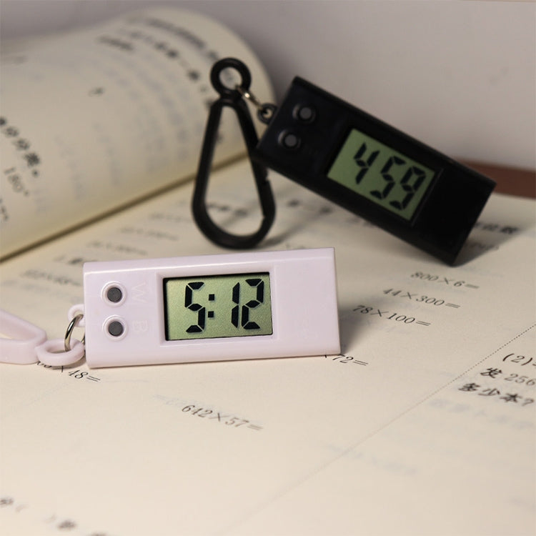 Y01 Student Exam Electronic Watch Backpack Hanging Watch with Keychain, Random Color Delivery, Style: Triangle