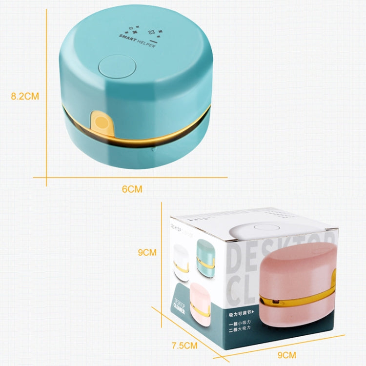 Desktop Vacuum Cleaner Eraser Keyboard Cleaner USB Child Automatic Dust Removal Machine(White)