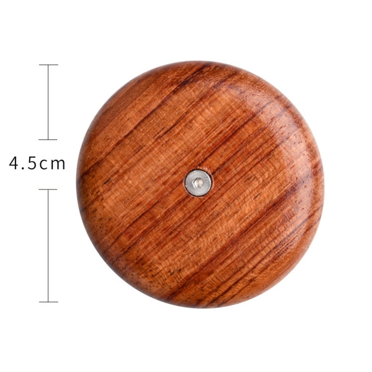 Bread Baguette Round Knife Wooden Double-Sided Bread Trimming Knife With 5 Blades, Specification: Pattern 1 Flower Pear Wood