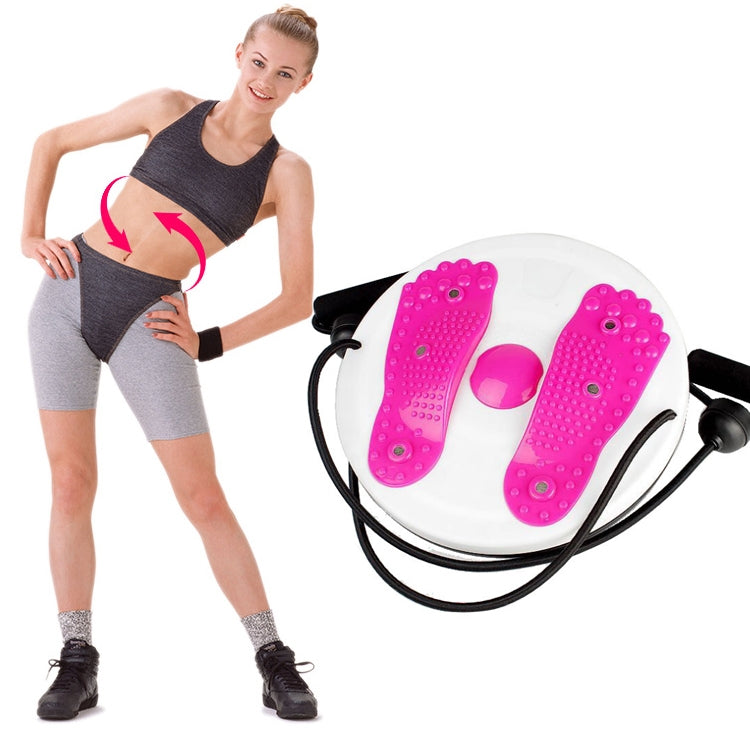 Magnet Massage Board Home Fitness Equipment Twisted Waist Disk With Drawstring, Specification: 28 x 28cm