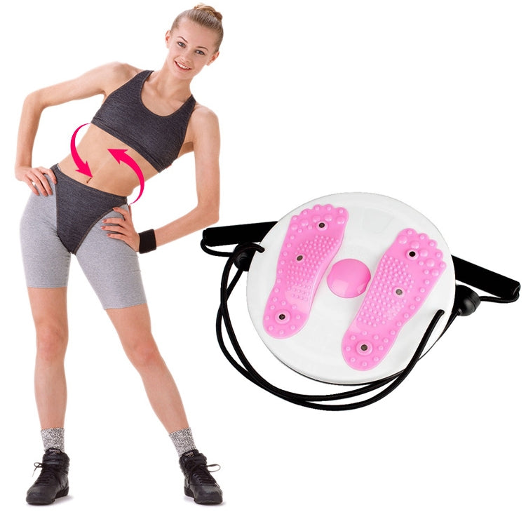 Magnet Massage Board Home Fitness Equipment Twisted Waist Disk With Drawstring, Specification: 28 x 28cm