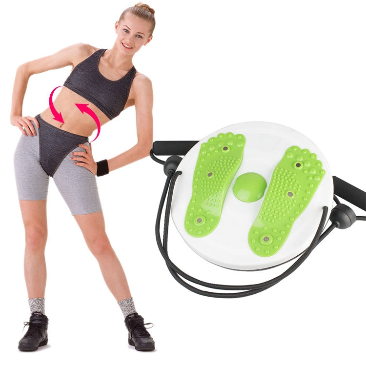 Magnet Massage Board Home Fitness Equipment Twisted Waist Disk With Drawstring, Specification: 28 x 28cm