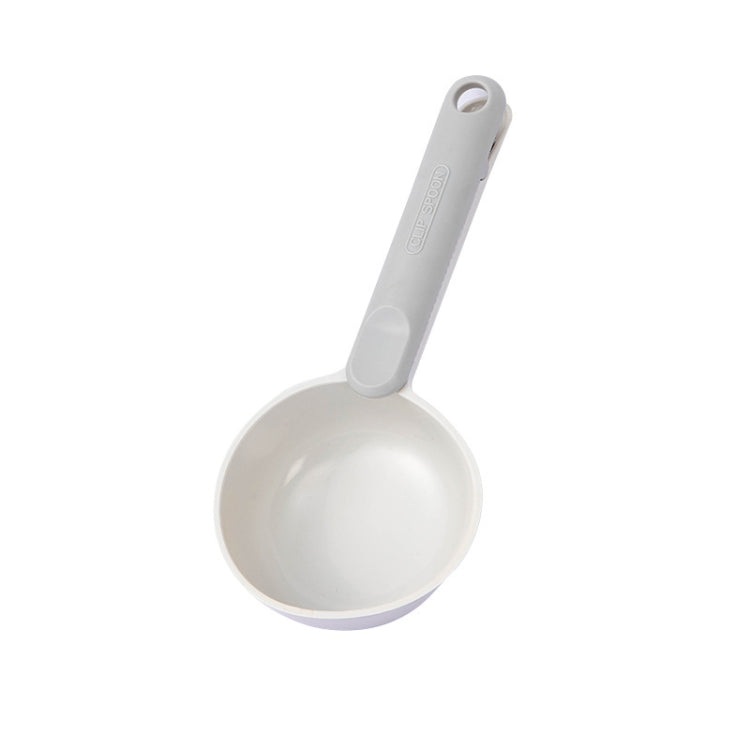 3 PCS Household Plastic Long Handle Multifunctional Rice Scoop With Sealing Clip