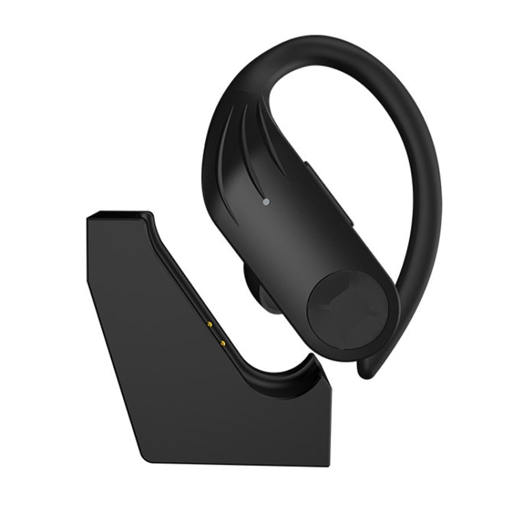 B1 TWS Ear-mounted Bluetooth 5.0 Headset Sports Sweat-Proof Wireless Headphones, Style: Single+Charge Base