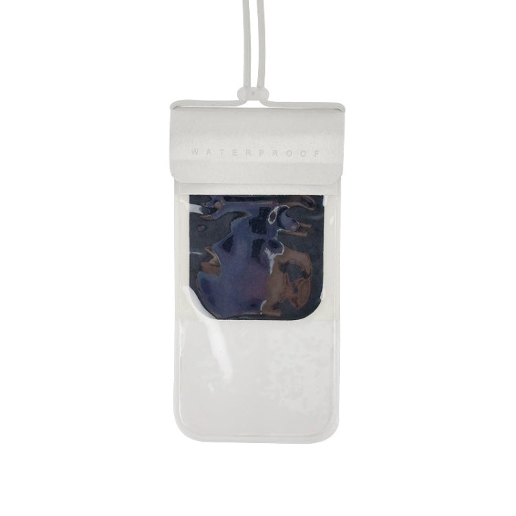 BSFSSJD015 PU Phone Waterproof Bag Touch Screen Camera Transparent Swimming Rafting Beach Waterproof Phone Bag, Size: Free Size