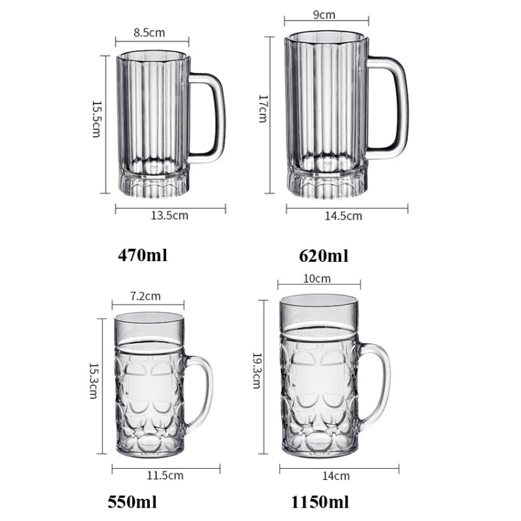 1150ml   No. 4  Cup  Acrylic Beer Glass KTV Bar Beer Glass