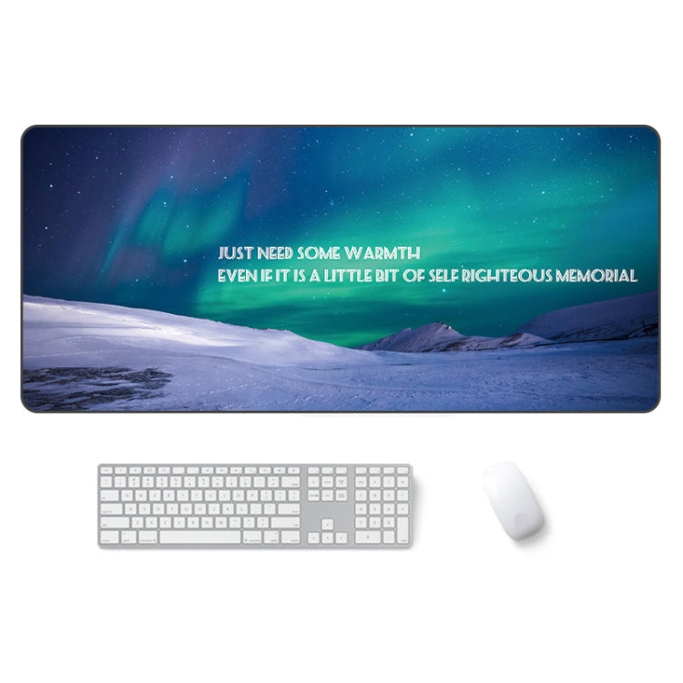 400x900x3mm AM-DM01 Rubber Protect The Wrist Anti-Slip Office Study Mouse Pad