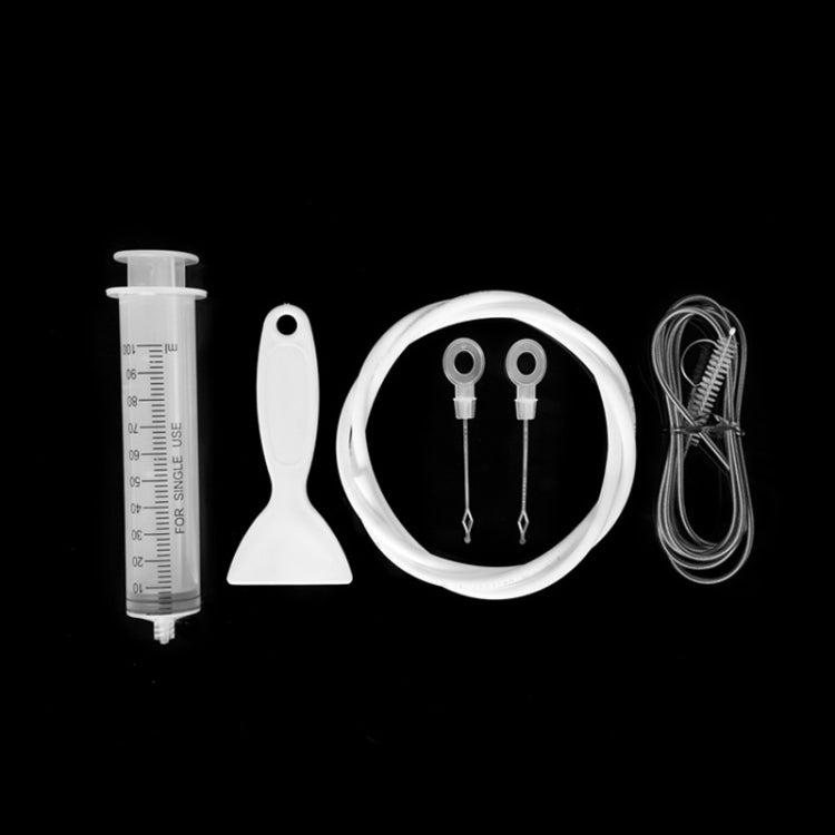 3 PCS 5 in 1 Refrigerator Dredge Drain Hole Dredge Tool Refrigerator Water Hole Blocked Drainage Tool Kits(White)