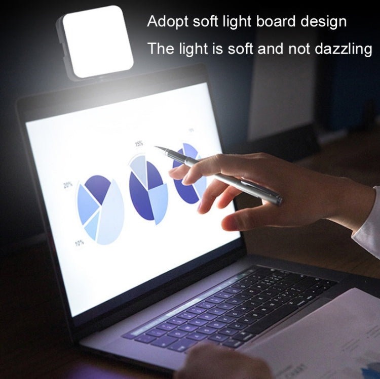 W64 Clip Type USB Rechargeable Video Conference Fill Light Without Suction Cup Specificationï¼š(Single Light)