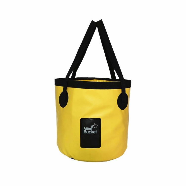 2 PCS PVC Folding Outdoor Bucket Car Portable Fishing Bucket, Size: 20L
