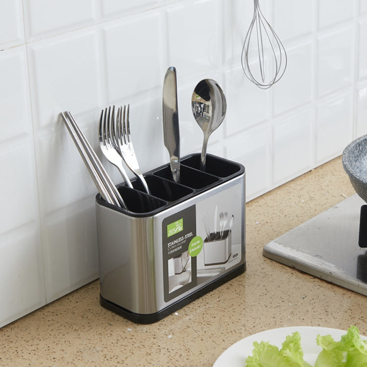 Stainless Steel Tableware Storage Tube Division Chopstick Rest, Layer (specification): H2740 Square