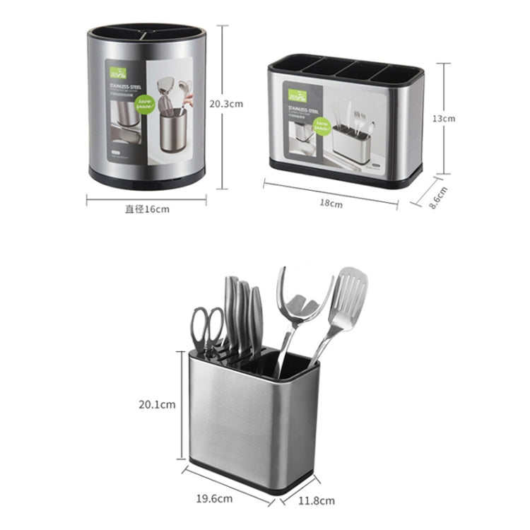 Stainless Steel Tableware Storage Tube Division Chopstick Rest, Layer (specification): H2750 tool holder