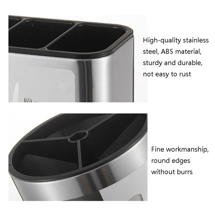 Stainless Steel Tableware Storage Tube Division Chopstick Rest, Layer (specification): H2750 tool holder