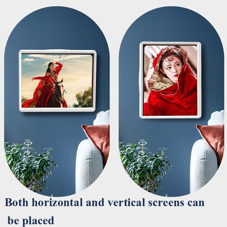 Kitchen And Bathroom Punch-Free Waterproof And Oily Fume Tablet Holder Waterproof Box For IPad,Style: Rotating Model