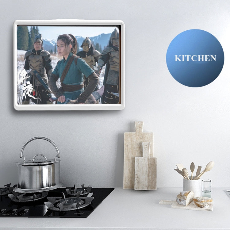 Kitchen And Bathroom Punch-Free Waterproof And Oily Fume Tablet Holder Waterproof Box For IPad,Style: Rotating Model