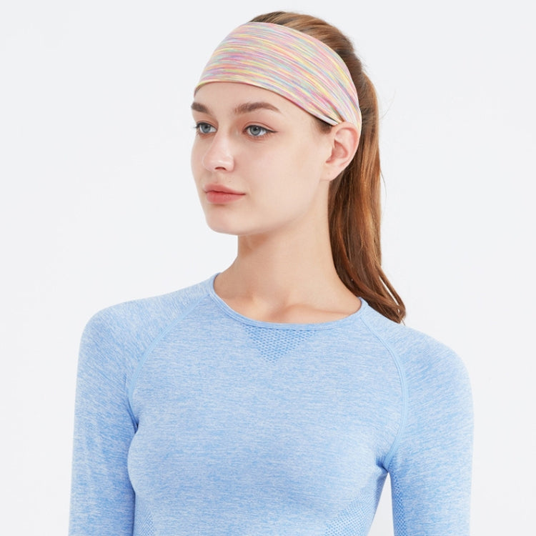 2 PCS Sports Sweat-Absorbent Headband Wide BrimIce Silk Headband For Female