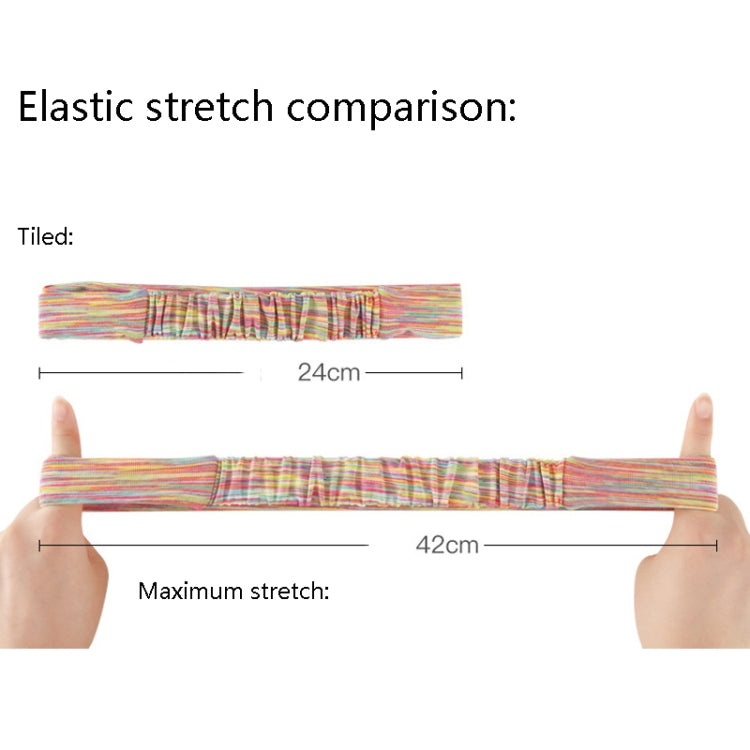 2 PCS Sports Sweat-Absorbent Headband Wide BrimIce Silk Headband For Female