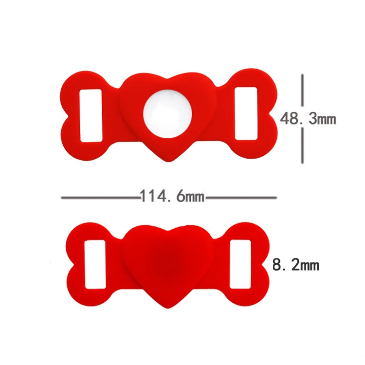 2 PCS Tracking Anti-Lost Device Silicone Protective Cover For AirTag