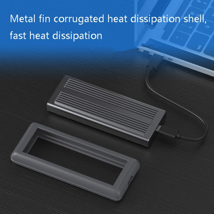 M.2 NVME / NGFF Solid State Drive Troll Type-C3.1 SSD Mobile Hard Disk Box, Style: NGFF Single Cable