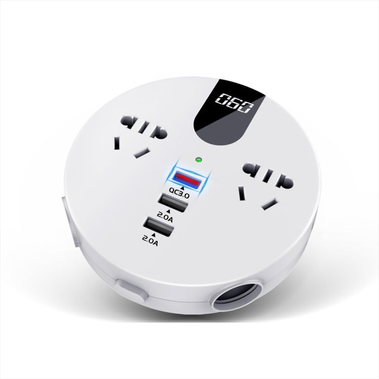 QC3.0 Car 12V 24V To 110V 220V Multi-function Inverter