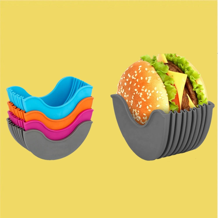2 PCS Hamburger Handheld Box Egg Tart Sandwich Biscuits Box