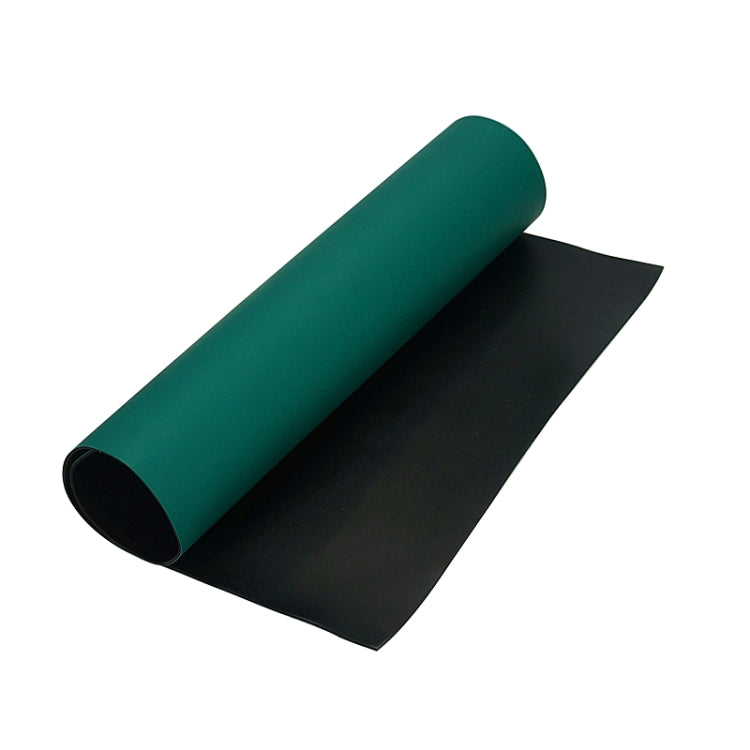 Anti-Static Shuttle Pad Wear-Resistant Acid And Alkali Flame Retardation Pad PVC Anti-Static Rubber, Specification: 0.6mx1mx2mm (Ordinary Green)