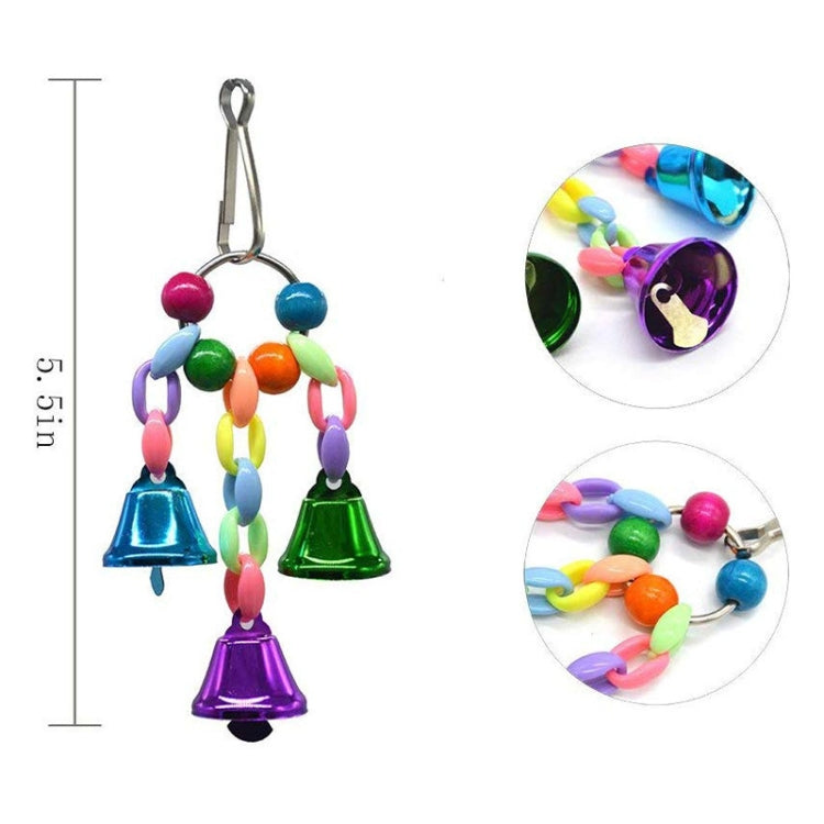 MT0002 Pet Chew Toy Mirror Frosted Parrot Bird Stand Board Set(7 PCS/Set)