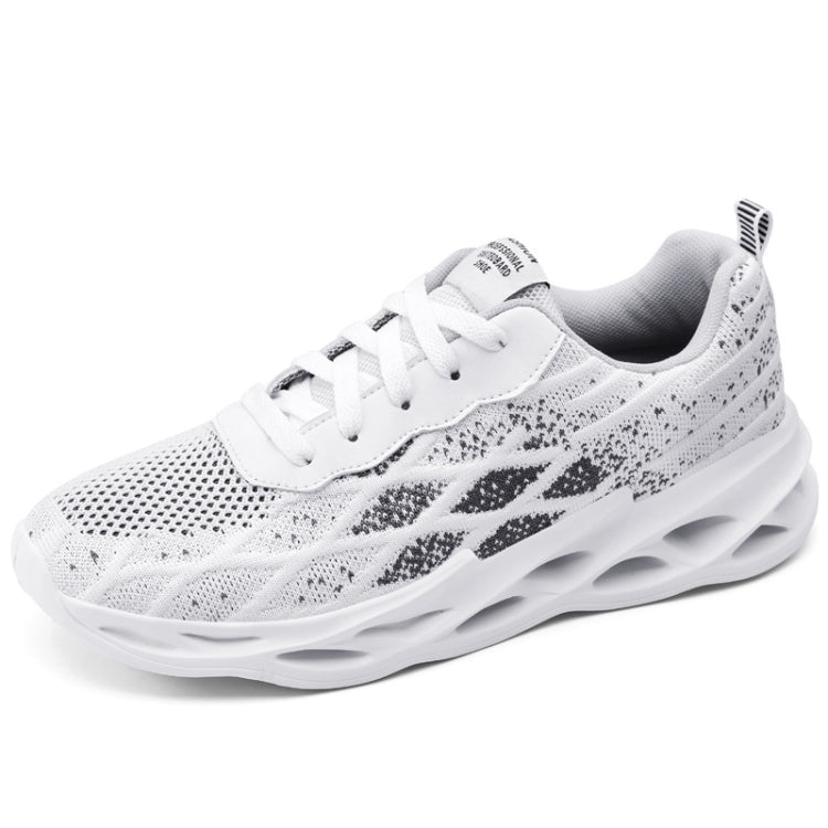 Summer Flying Knit Sports Men Shoes Lightweight Breathable Mesh Casual Shoes, Size: 46
