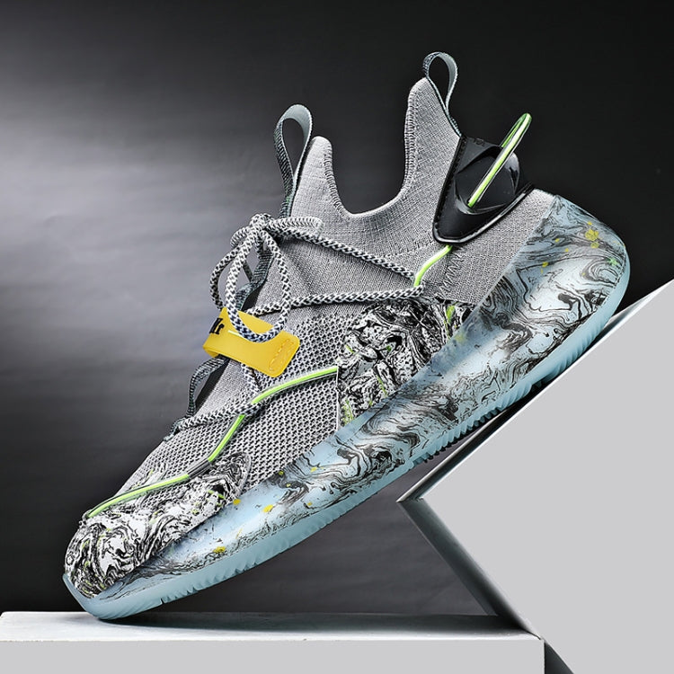 1926 Summer Men Casual Shoes Flying Knit Breathable Sports Running Shoes Clunky Sneaker, Size: 40
