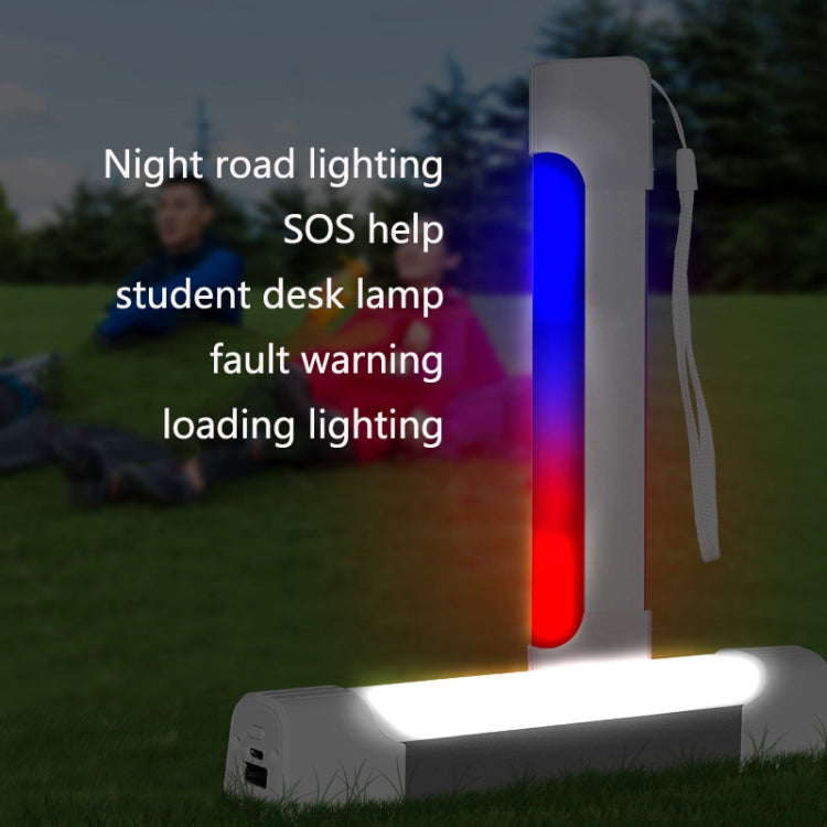 EP028 Outdoor Camping Tent Light LED Emergency Lighting Lamp with Warning Function(White)
