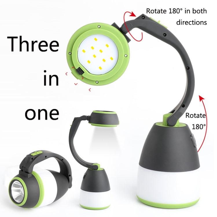 Y11 USB Home Table Lamp Outdoor Adventure Camping Lamp LED Glare Flashlight