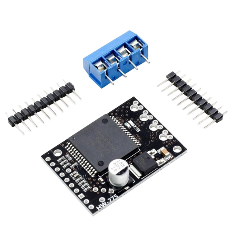 HW-275 Single DC Motor Drive Module 30A Large Current Self-Propelled Voltage Protection(VNH5019 Drive Module)