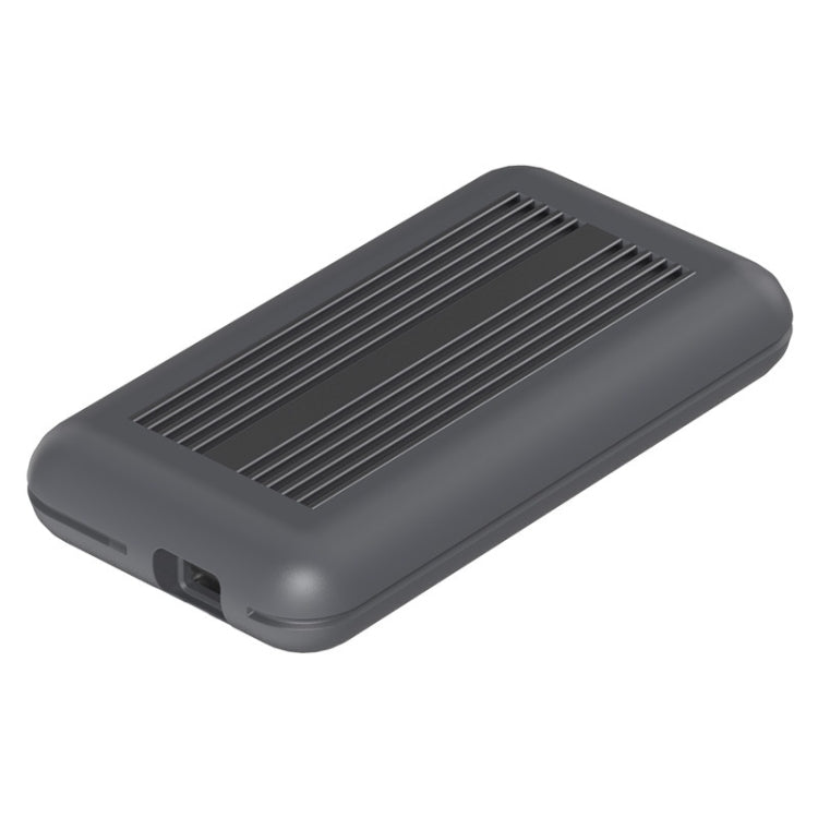 M8 Thunderbolt 3 Mobile HDD Enclosure M.2 NVME Solid SSD External Hard Base Shell(Gray)