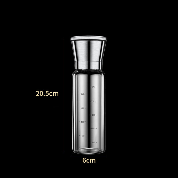 270ml 304 Stainless Steel Sea Salt Pepper Grinder Home Pepper Coffee  Manual Grinding Bottle