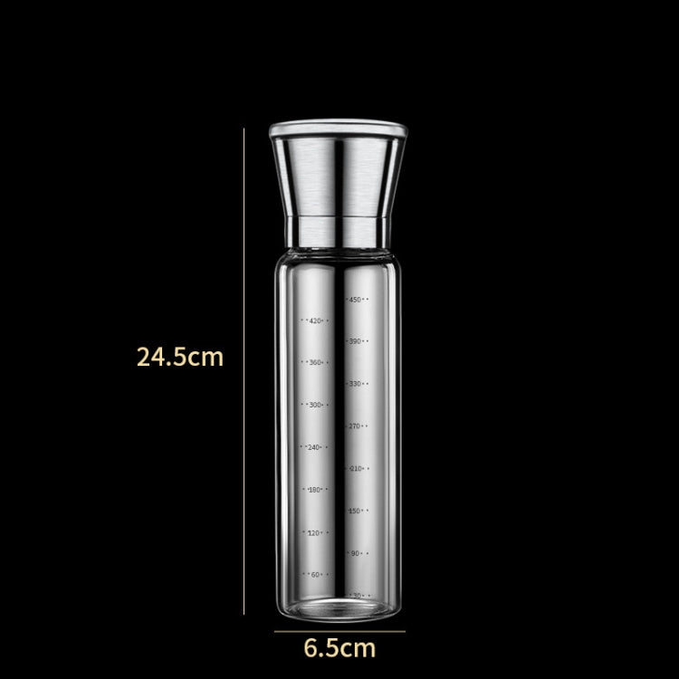 450ml 304 Stainless Steel Sea Salt Pepper Grinder Home Pepper Coffee  Manual Grinding Bottle
